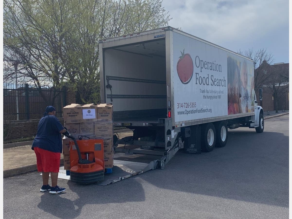 Operation Food Search prepares meal packs and delivers to two Saint Louis Public Schools so staff can distribute to children and their families.