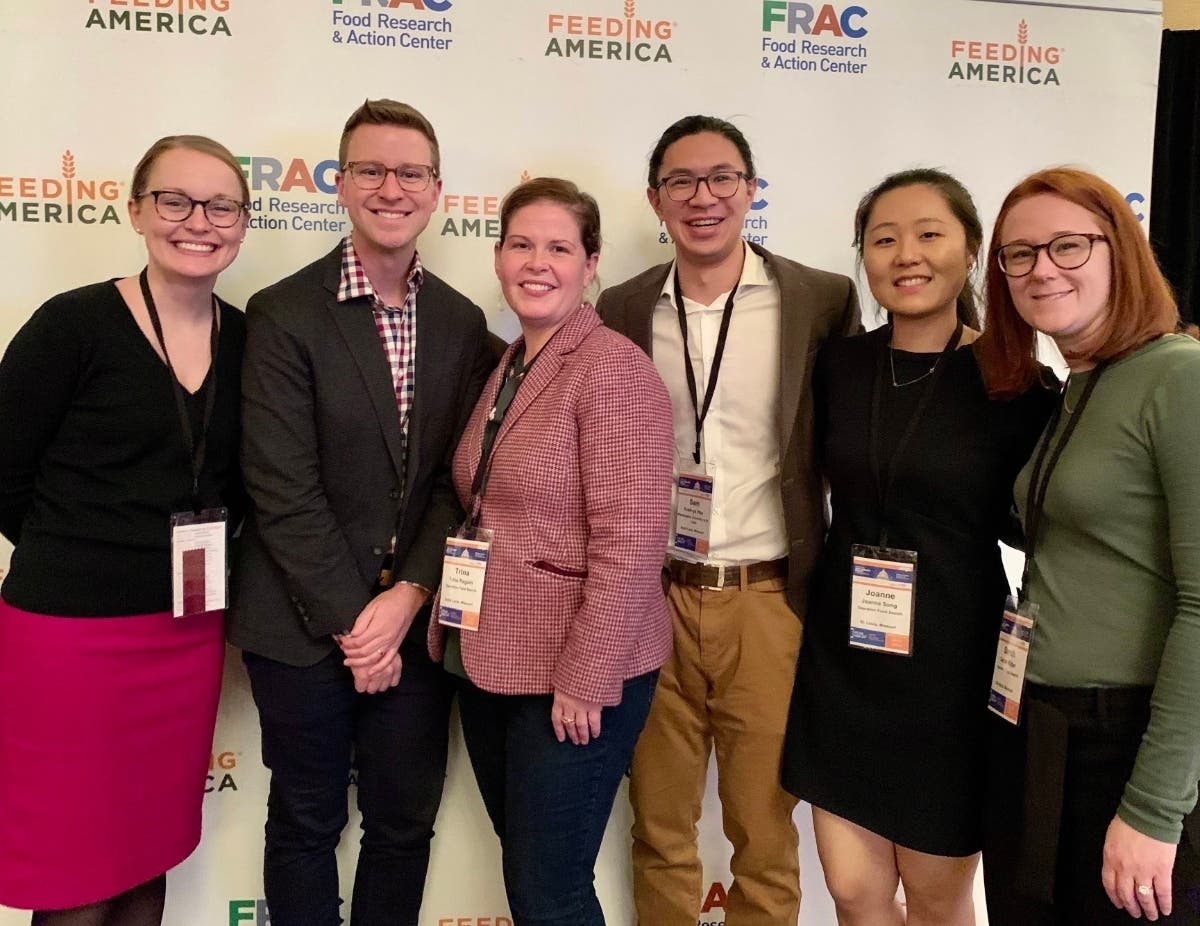 Pictured is OFS's policy and advocacy team along with individuals from the Social Policy Institute at Washington University in St. Louis.