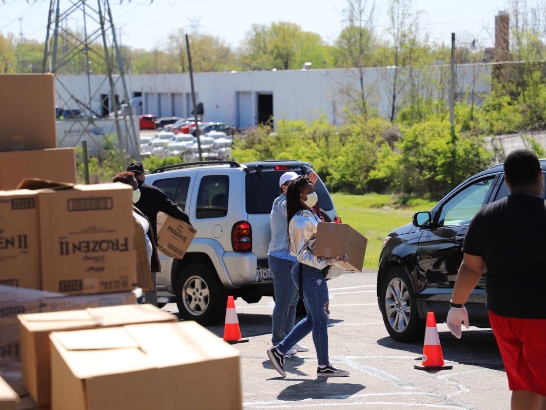 Emergency task force distributed food and assistance during pandemic