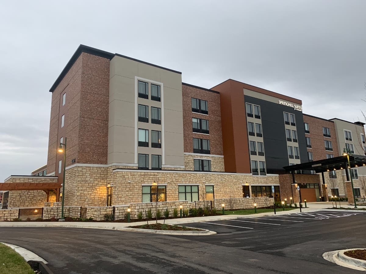 The $20 million SpringHill Suites-Overland Park features 128 spacious suites.
