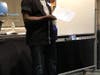 Poet Regie Gibson leads a workshop about inspiration 