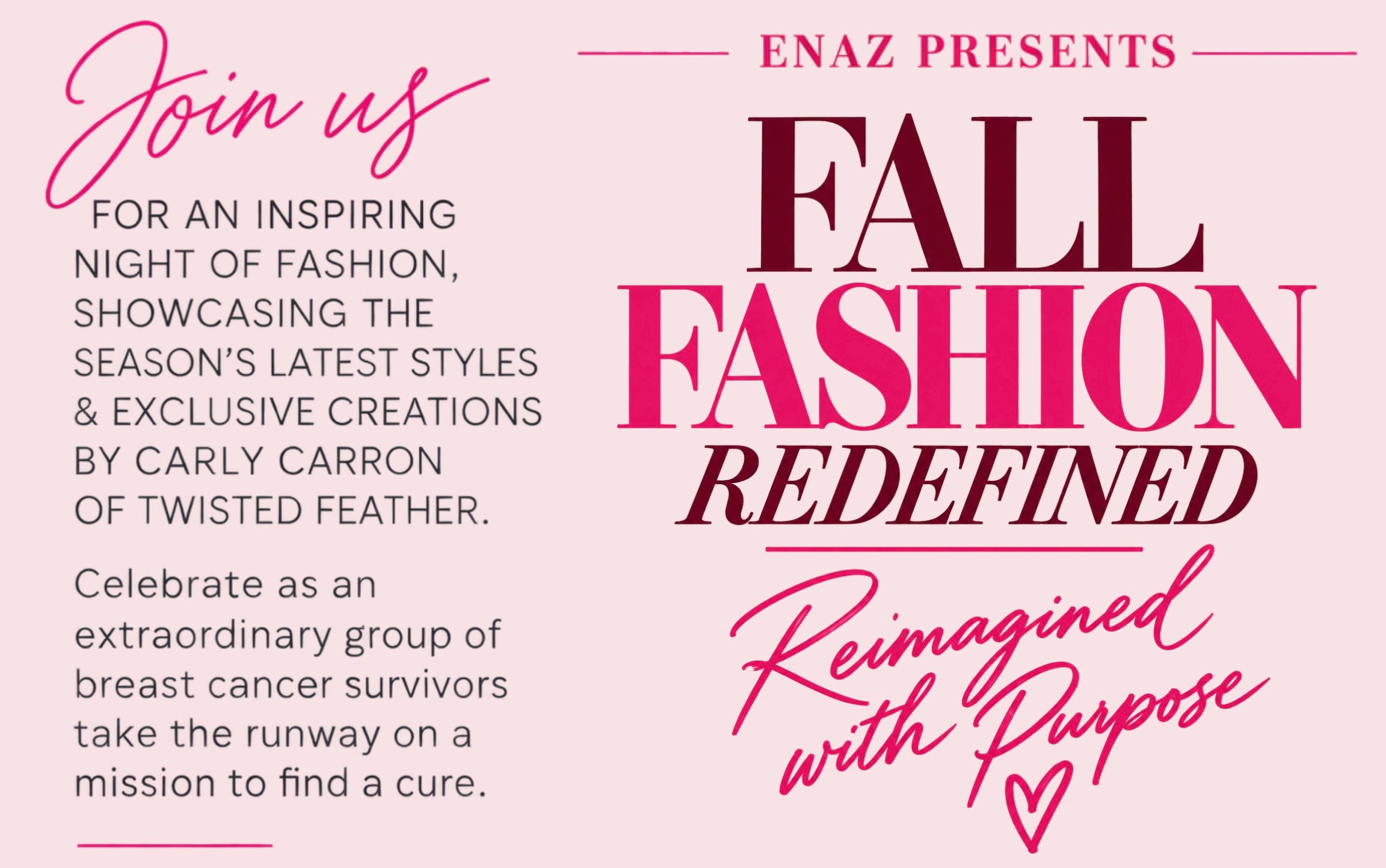 ENAZ Presents Fall Fashion Redefined