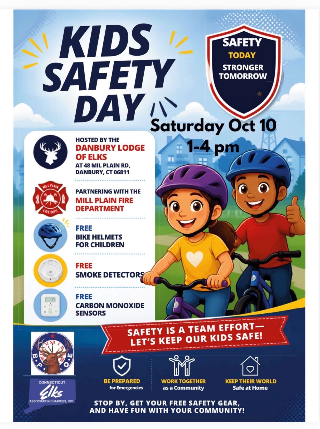 Danbury Elks Kids Safety Day