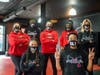 The Jenkintown iLoveKickboxing crew, masked and ready to provide safe instruction.
