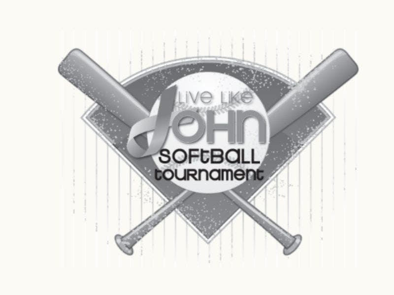 This year's Live Like John softball tournament will be held on June 15.