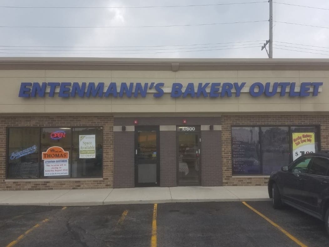 The last day for the Entenmann's Bakery Outlet in Oak Lawn will be Aug. 24. 