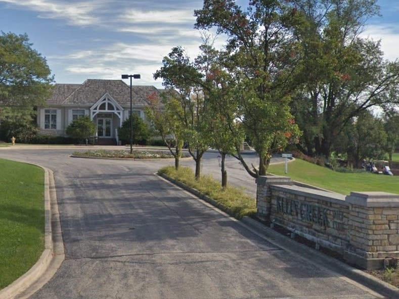 The Klein Creek Golf Club in Winfield, where the incident took place. 