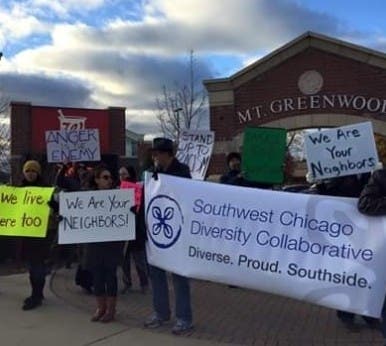Marchers with the Southwest Chicago Diversity Collaborative will be in Mt. Greenwood and other 19th Ward neighborhoods Sept. 7. 