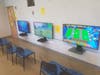 TVs in the game room. 