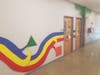 The hall leading to the Preschool wing. 