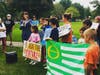 A climate strike was held Friday morning in La Grange. 