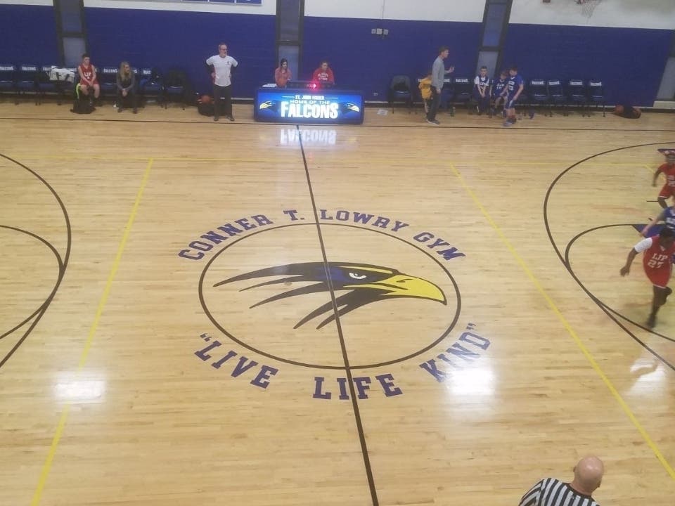 The Conner T. Lowry Gymnasium at St. John Fisher. 