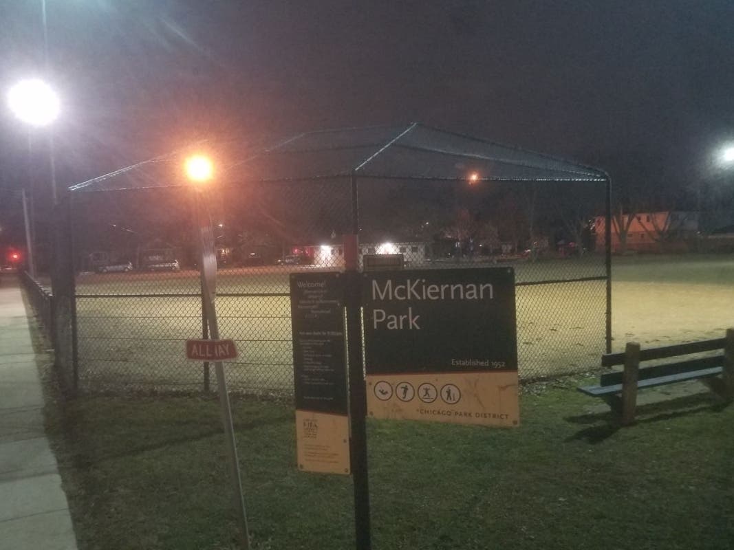 A look below at the Beverly, Mount Greenwood and Morgan Park neighborhoods at night.