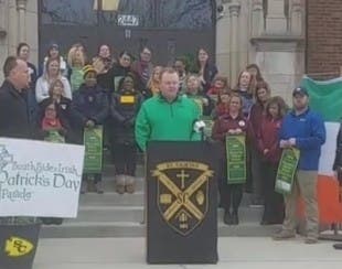 Liam Hopkins remembers his dad, "Papa Hops," as the Tom Hopkins Foundation is named the 2020 South Side Irish Parade honoree.