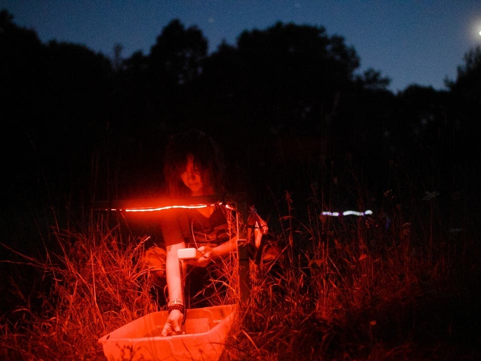 Elizabeth Parkinson at Seven Ponds Nature Center in Dryden, Michigan