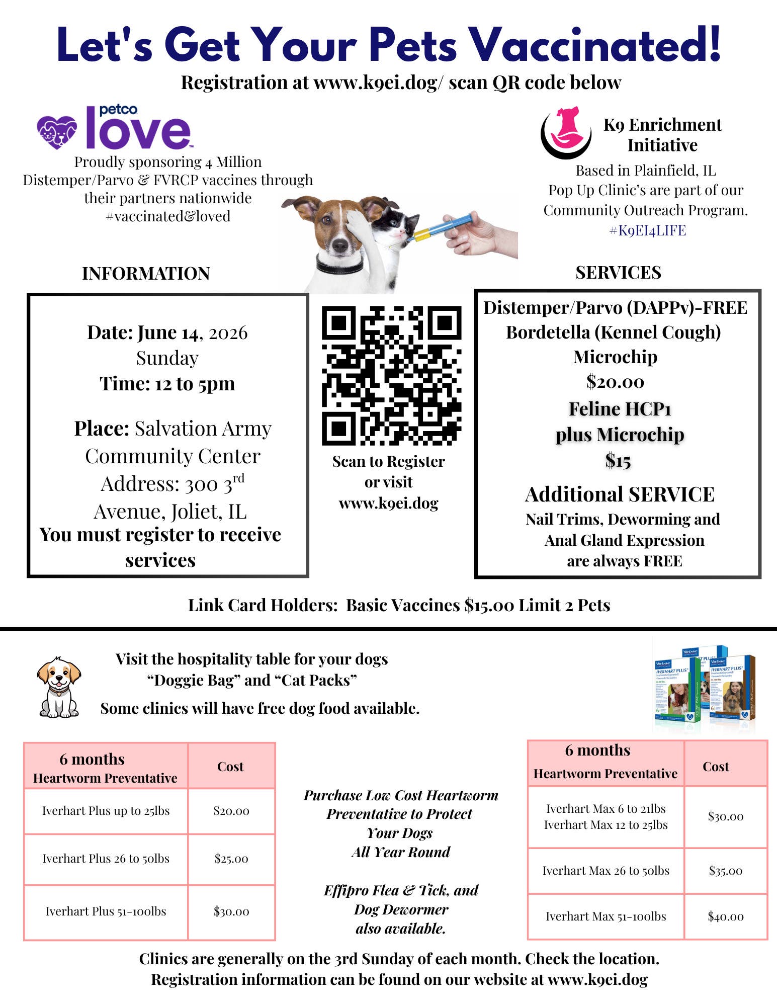 Let's Get Your Pets Vaccinated!