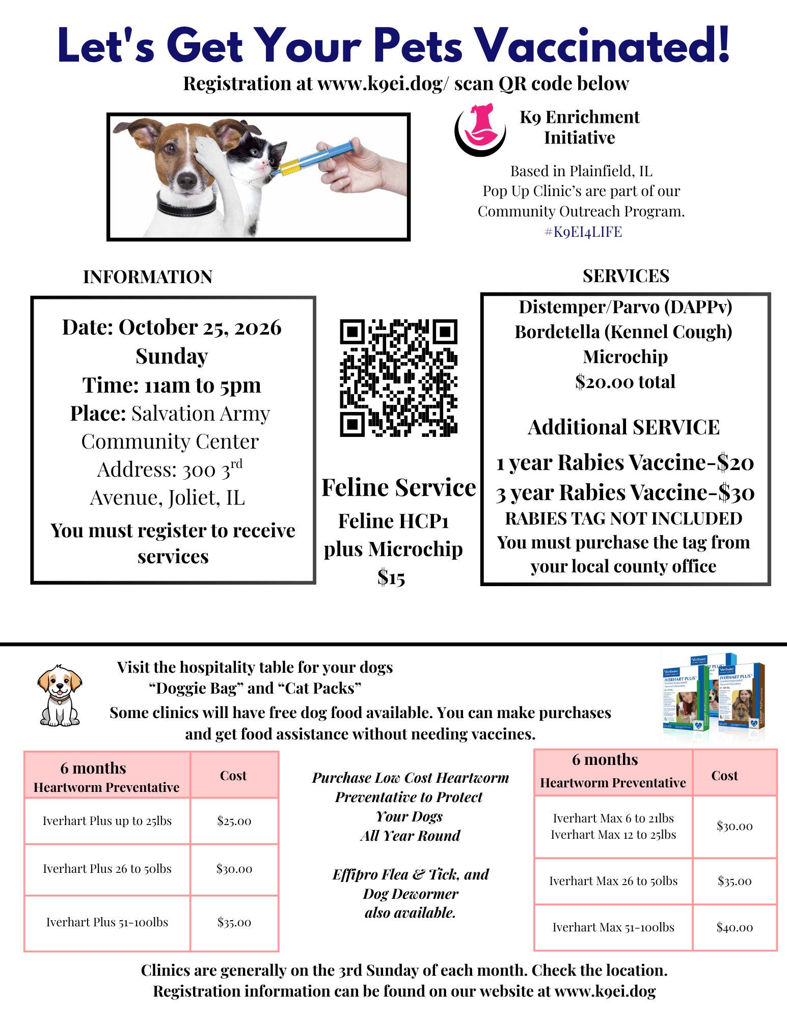 Let's Get Your Pets Vaccinated!