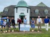 Ronald Devine, Jr., Pres., BBP Library; Kim Harrison, BP Civic Assoc.; Ed Silsbe, Deacon, BP Bible Church and Michael Miano, Pastor; Carol Seitz, Pres., BBP Chamber; Bob Draffin, Pres., Bayport Civic Assoc.; and, Michael Firestone, Dir., BBP Library.