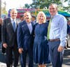 Steve Pelletier, Bridgeport Mayor Joe Ganim, Sallyan Pelletier, and Liberation Programs' CEO John Hamilton at the opening of the Pelletier Wellness Center. 9/19/19