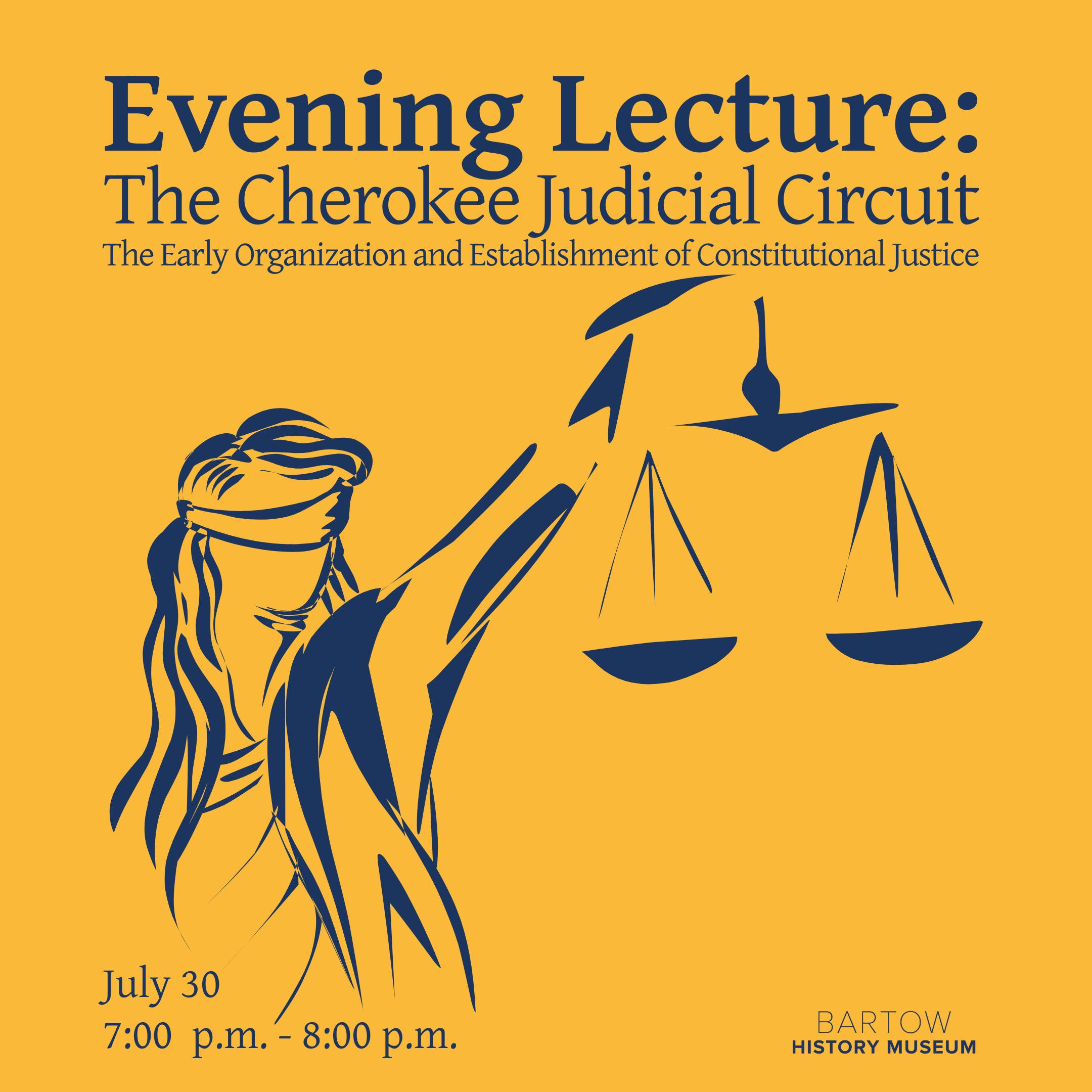 Evening Lecture: The Cherokee Judicial Circuit