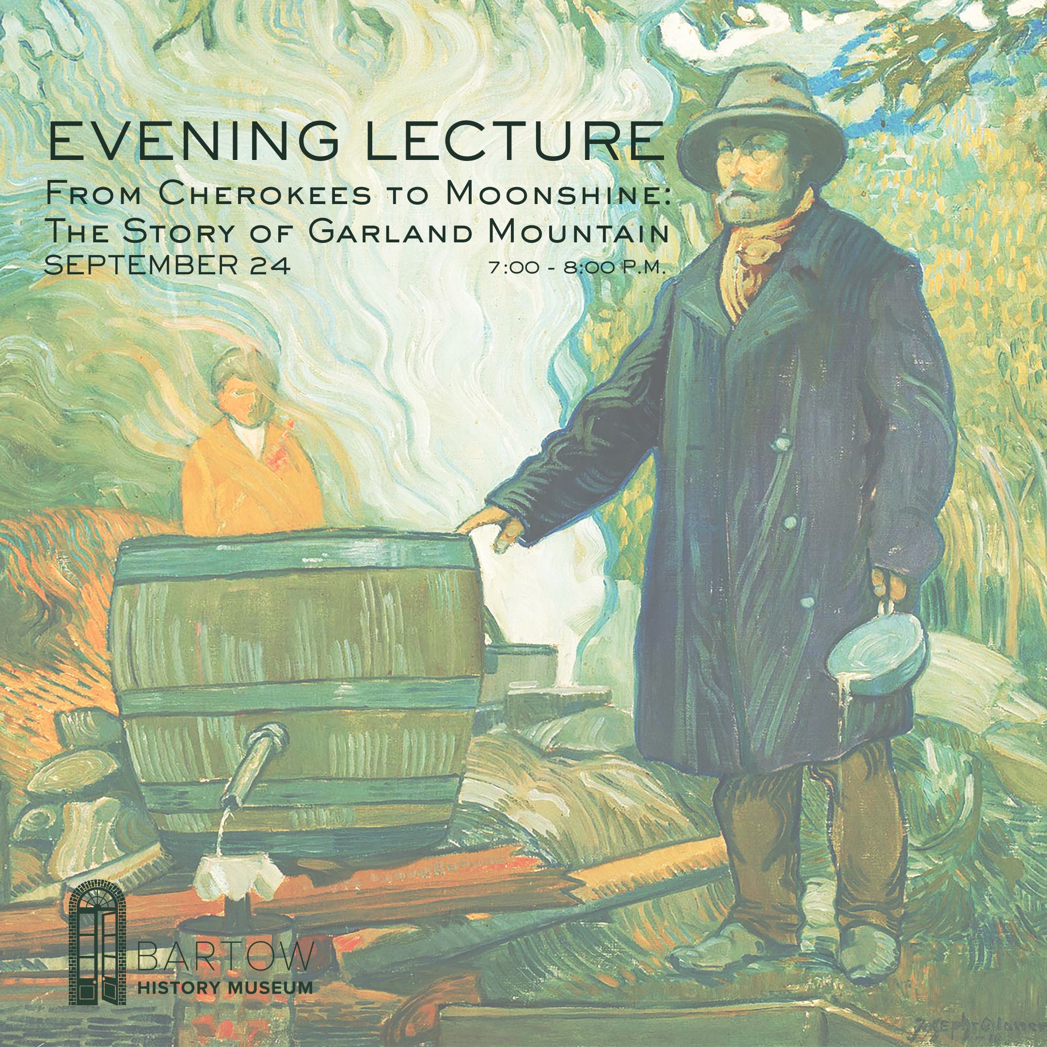 Evening Lecture: From Cherokees to Moonshine - The Story of Garland Mountain
