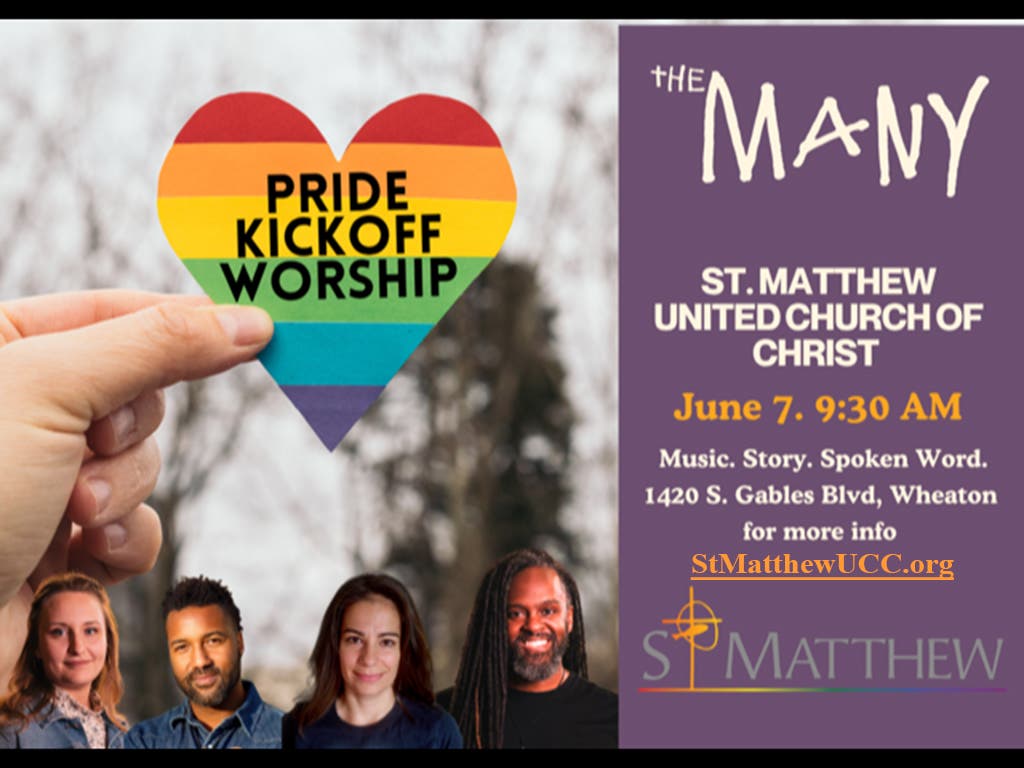 “The Many” are coming to St. Matthew United Church of Christ in Wheaton!