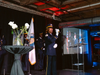 Kenyatta Gaines singing national anthem