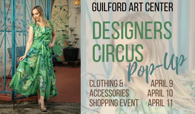 Designers Circus Pop-Up Clothing & Accessories Sale at Guilford Art Center