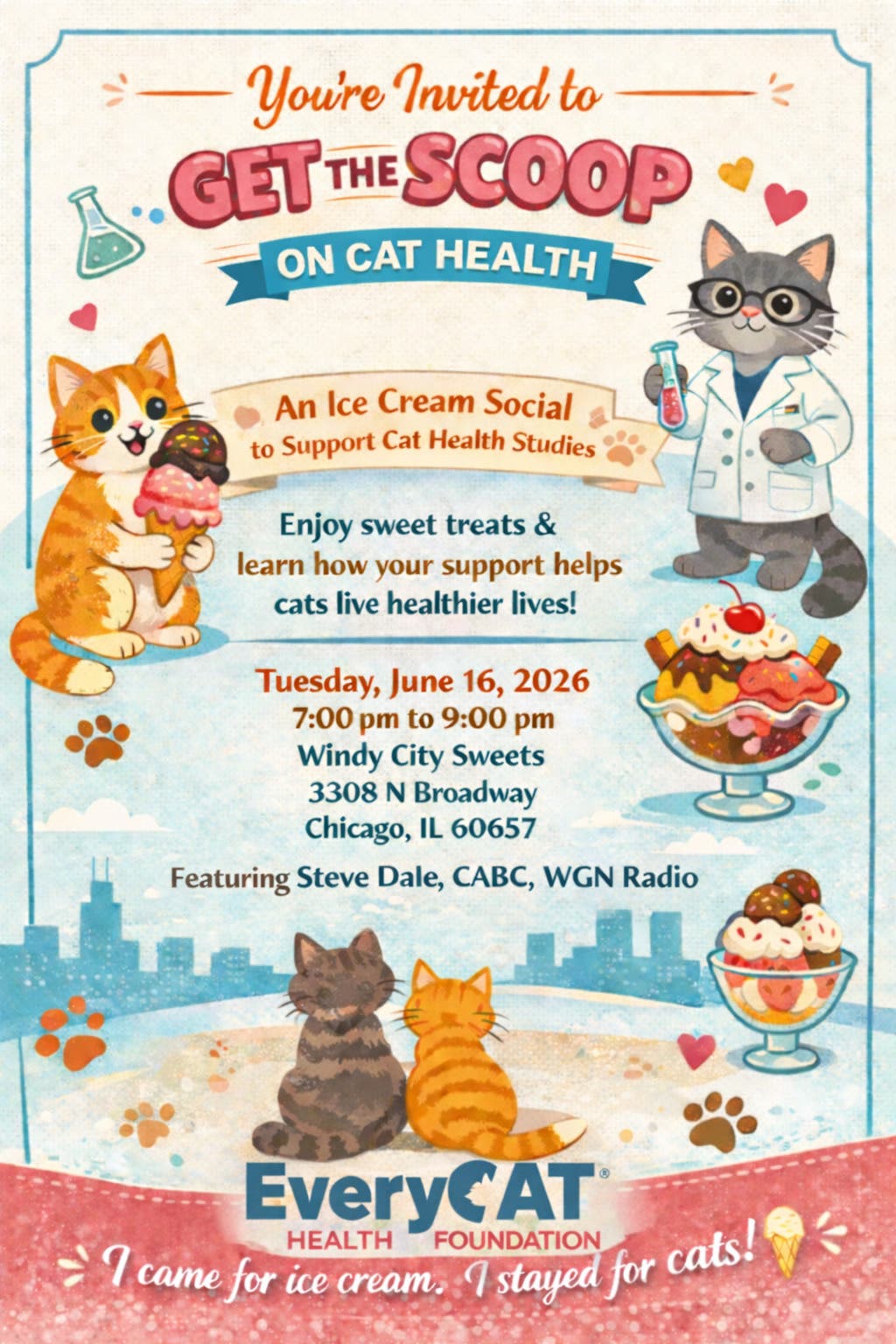 Get The Scoop On Cat Health - Ice Cream Social