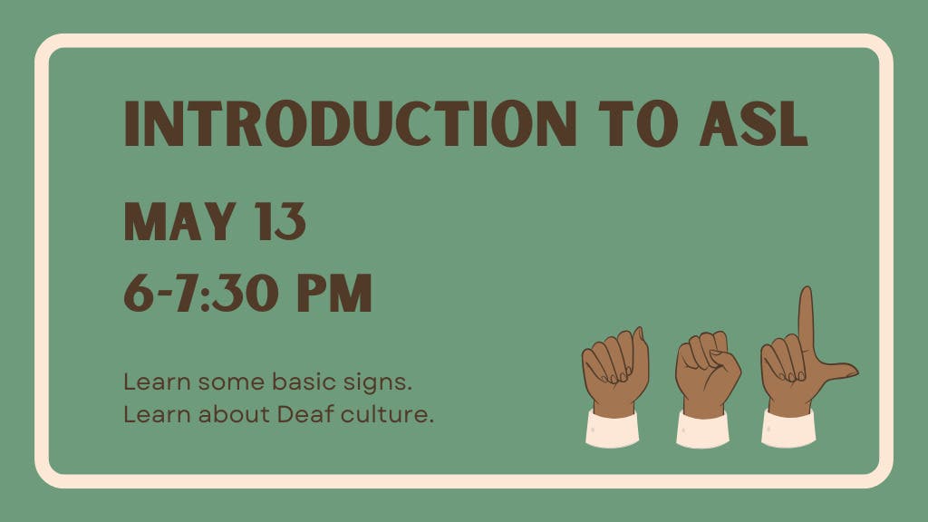Basic Asl Introductions May 13 | Introduction to American Sign Language | Chicago Heights, IL Patch