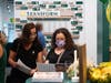 Families touring the second floor of Charger Commons at Shorecrest