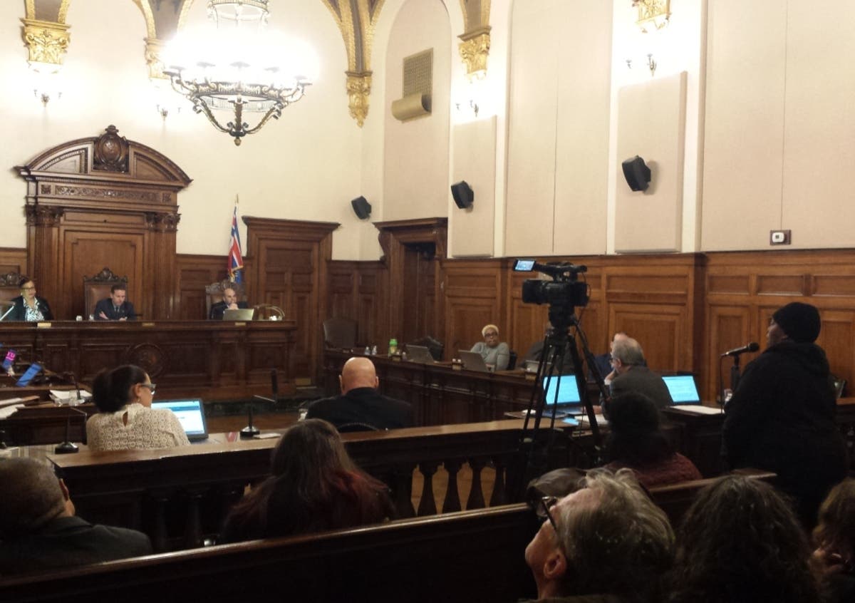 A group of activists protested to freeholders about conditions at Essex County Correctional Facility on March 7.