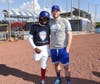 An inspiring teen from Colombia visited New Jersey and Florida, and met with NY Met Jed Lowrie.