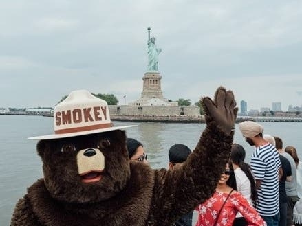 A 75th birthday celebration for Smokey Bear will take place in Jersey City on Aug. 10, 2019.