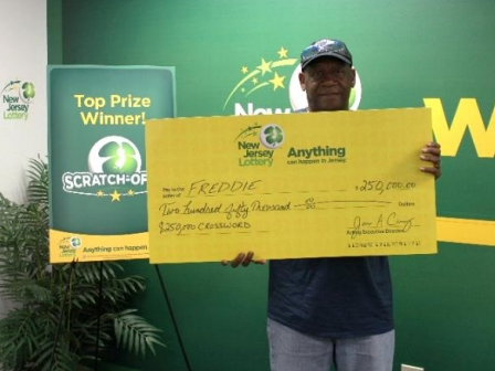 A Newark resident has hit two large lottery wins in less than three years.