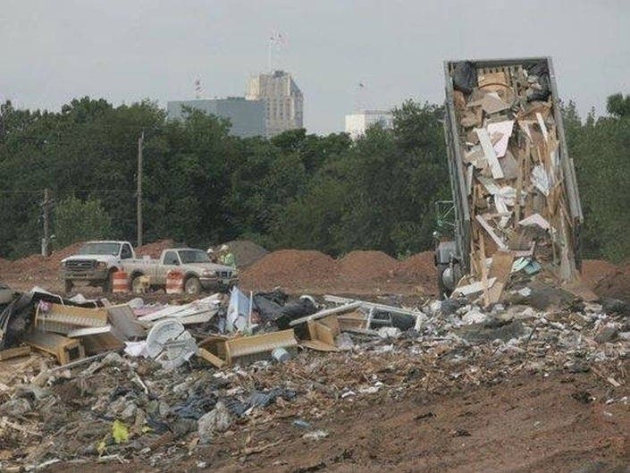 A view of the Keegan Landfill in Kearny, NJ.