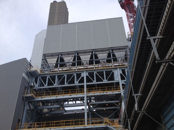 Purple smoke was reportedly seen floating above the Covanta trash incinerator in Newark, NJ on Oct. 9 and 10.