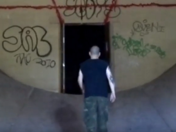 A pair of abandoned wind tunnels in New Jersey also served as a makeshift skateboarding course.