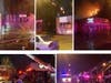 A three-alarm fire took place on Oct. 18 at 176 Clinton Avenue in Newark, NJ.