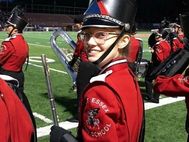 Madison Rombough will represent the West Essex Regional School District in the 2019 Macy's Great American Marching Band.