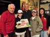 Bobbi Meggiolaro and Vito DeCarlo (in front) from Sunrise Bakery at the West Caldwell ShopRite