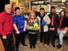 Essex County West Caldwell School of Technology culinary arts students Elias Jouaq, Johnathan Thomas and Andres Garcia and their teacher Victoria Atfield