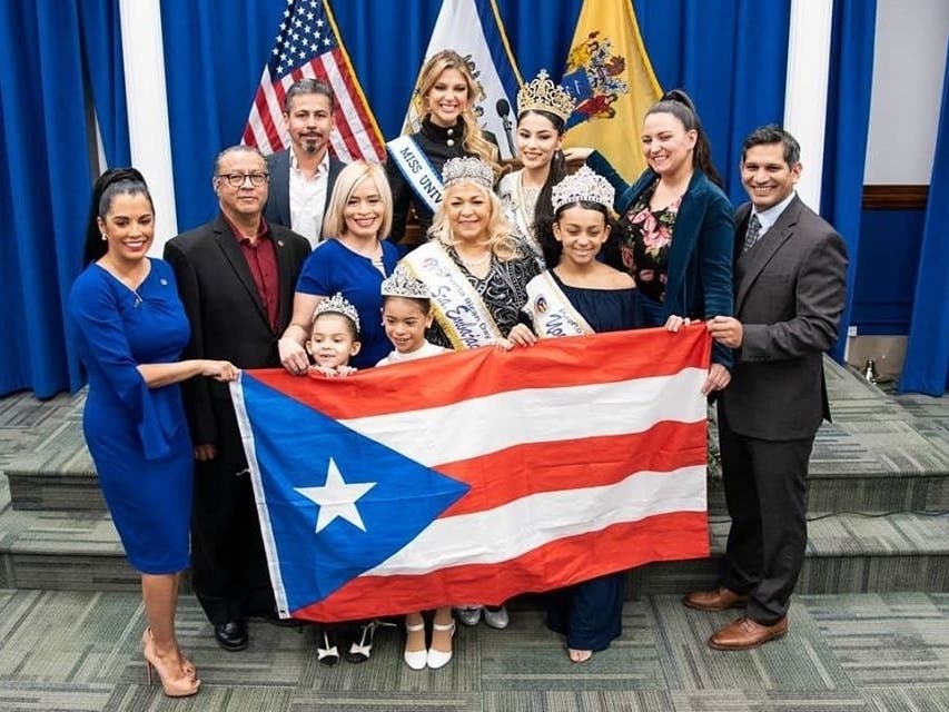 Madison Anderson Berrios, who represented Puerto Rico last year, visited Newark City Hall on Feb. 3, 2020.