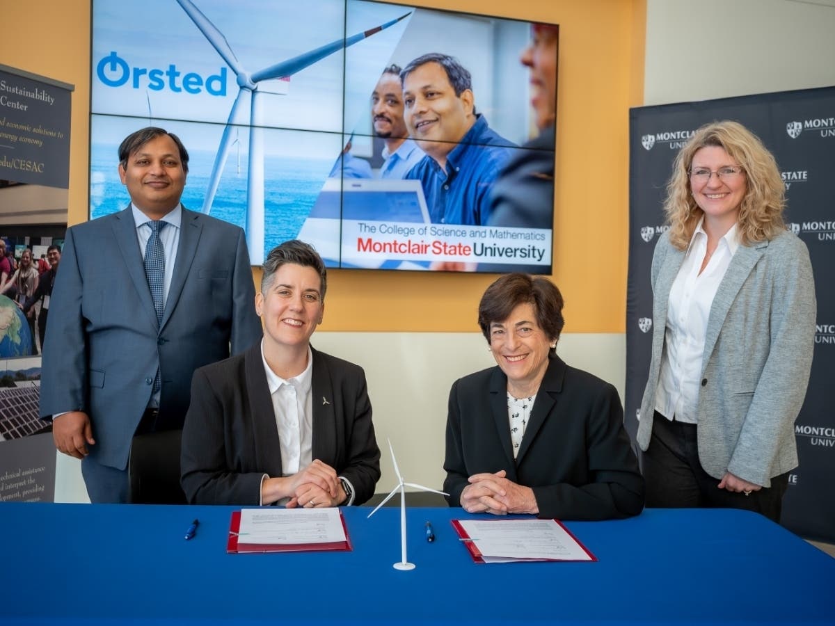 Ørsted U.S. Offshore Wind will support clean energy research and educational outreach activities at Montclair State University via a new partnership.