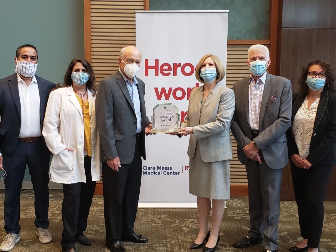 Clara Maass Medical Center in Belleville received a Healthgrades 2020 Patient Safety Excellence Award.