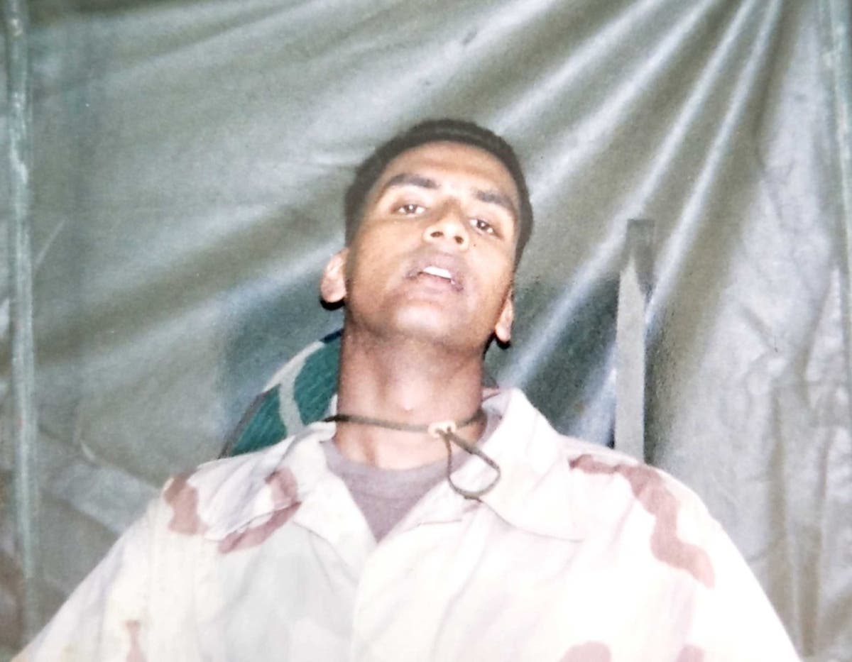 A former U.S. Marine from Newark, New Jersey says people began to look at him differently after the September 11 attacks.