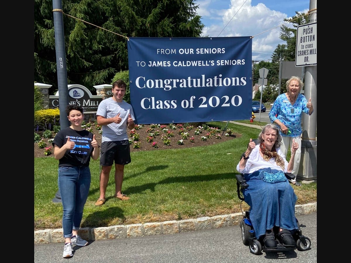 Residents at Crane’s Mill in West Caldwell offered some words of wisdom for local high school seniors.