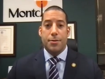 Mayor Sean Spiller delivered his State of the Township address at the meeting of the Montclair Township Council meeting on Tuesday.