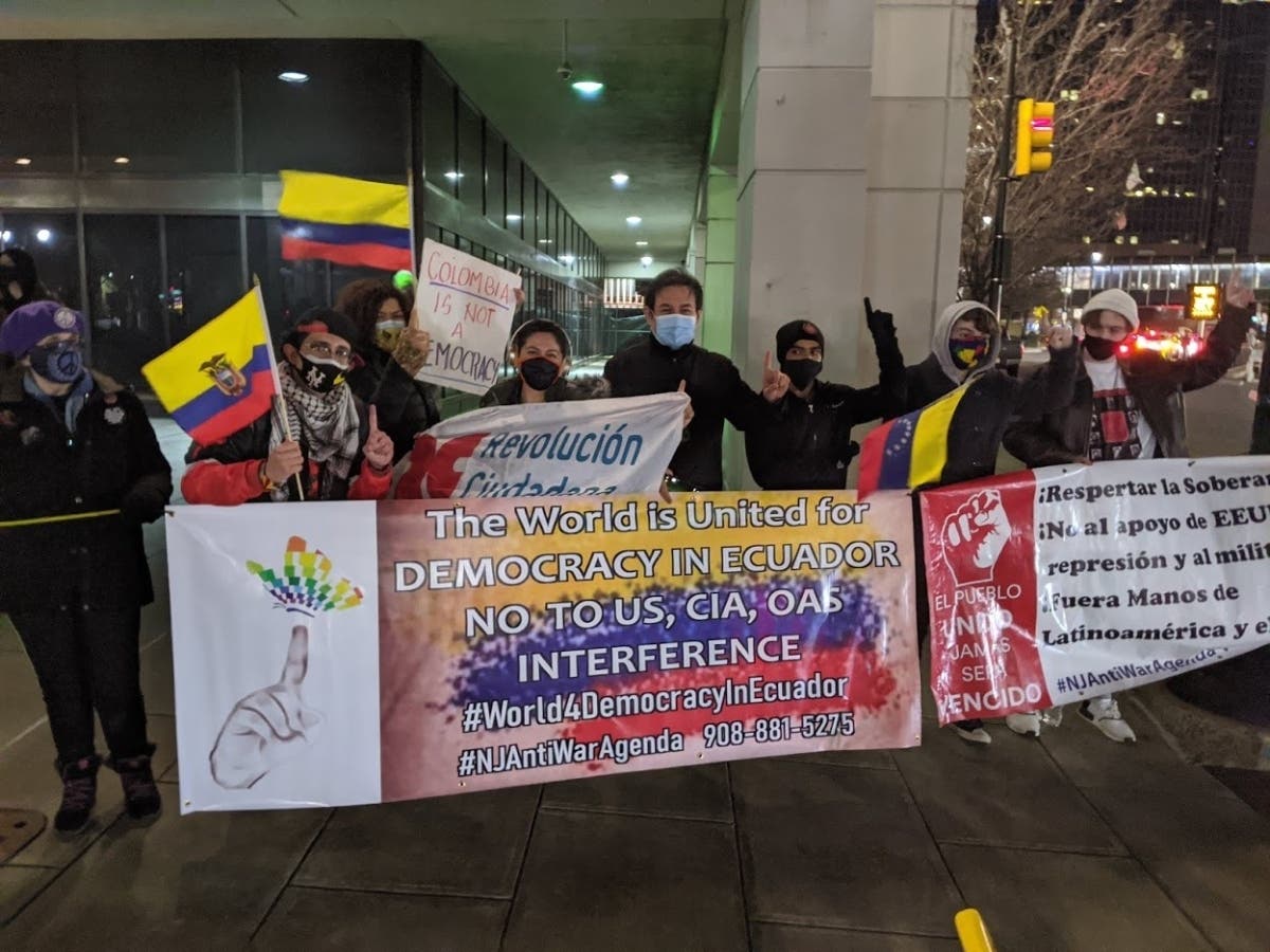 A coalition of anti-war groups plan to hold a protest in Newark, NJ on Wednesday, April 7.