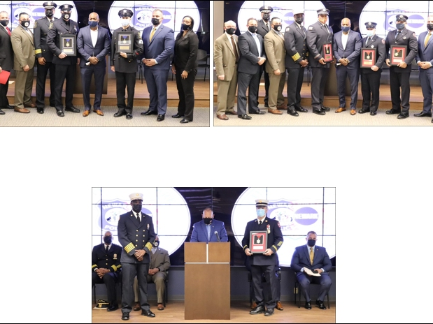 The 200 Club of Essex County paid tribute to Newark cops and firefighters who showed bravery in the line of duty.